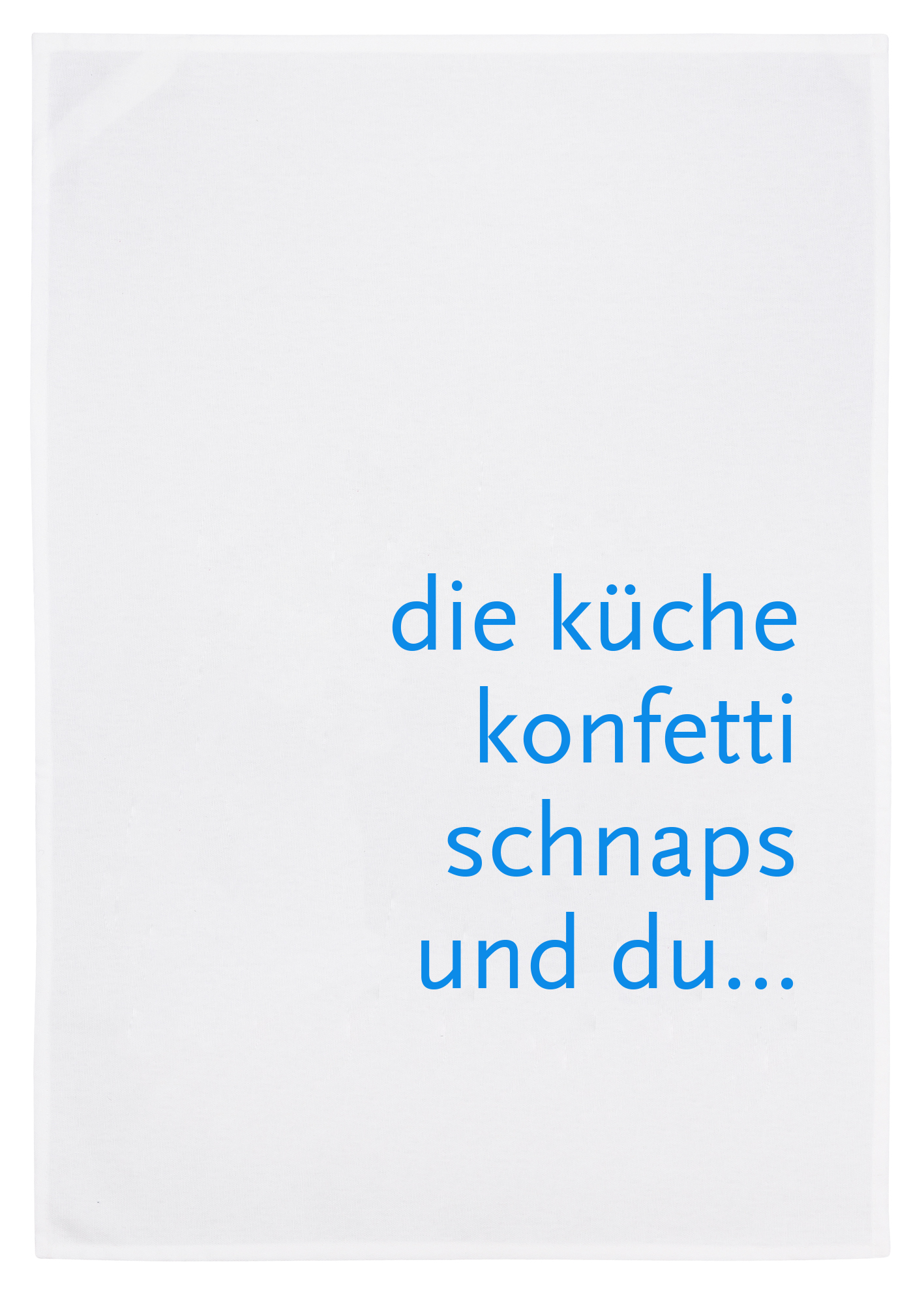 Geschirrtuch Die Küche, Konfetti, Schnapps
