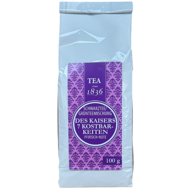 D & B - Schwarztee/Grüntee Des Kaisers 7 Kostbarkeiten 100g loser Tee