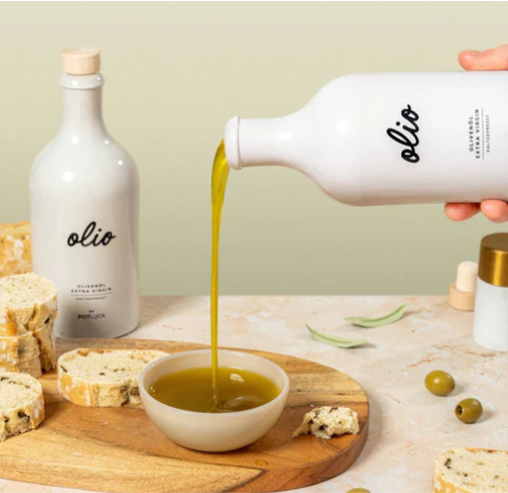 Potluck - Olio Extra Natives Olivenöl in Design Flasche