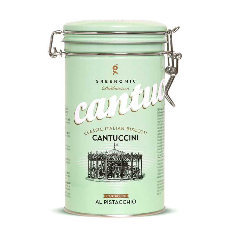 Greenomic - Cantuccini Al Pistaccio 200 g in der Dose