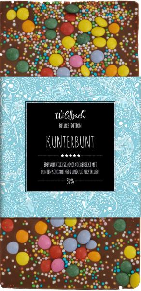 Wildbach Deluxe - Kunterbunt  Edelvollmilch Schokolade