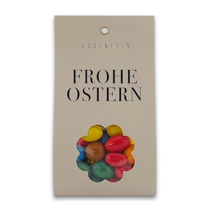 Edel & Fein - Frohe Ostern Schokolade mit Erdnüssen