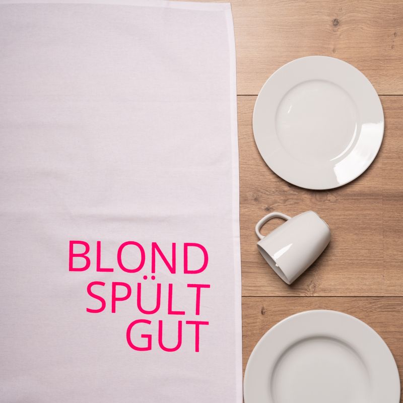 Geschirrtuch Blond spült gut