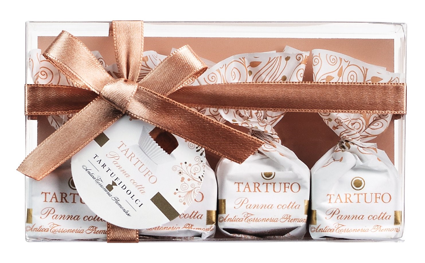 Tartufi dolci panna cotta - 4 Stück im Etui