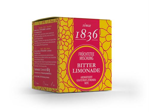 D & B - Früchtetee Bitterlimonade - 15 Pyramidenbeutel