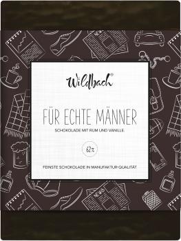 Wildbach - Für echte Männer - gefüllte Schokolade mit Rum