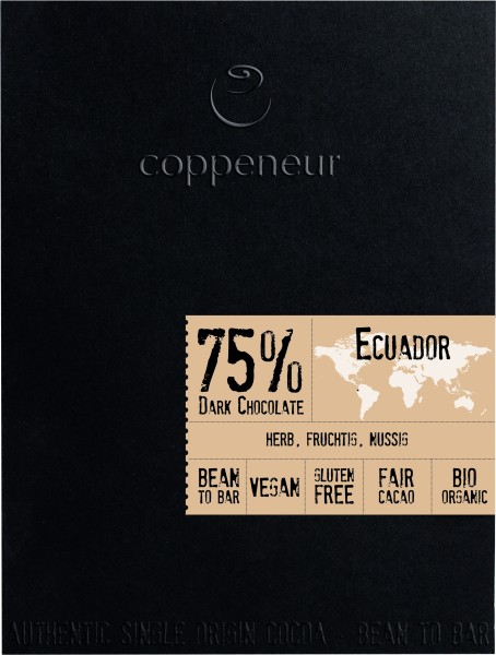 Coppeneur - Ecuador Cru Schokolade 75 %