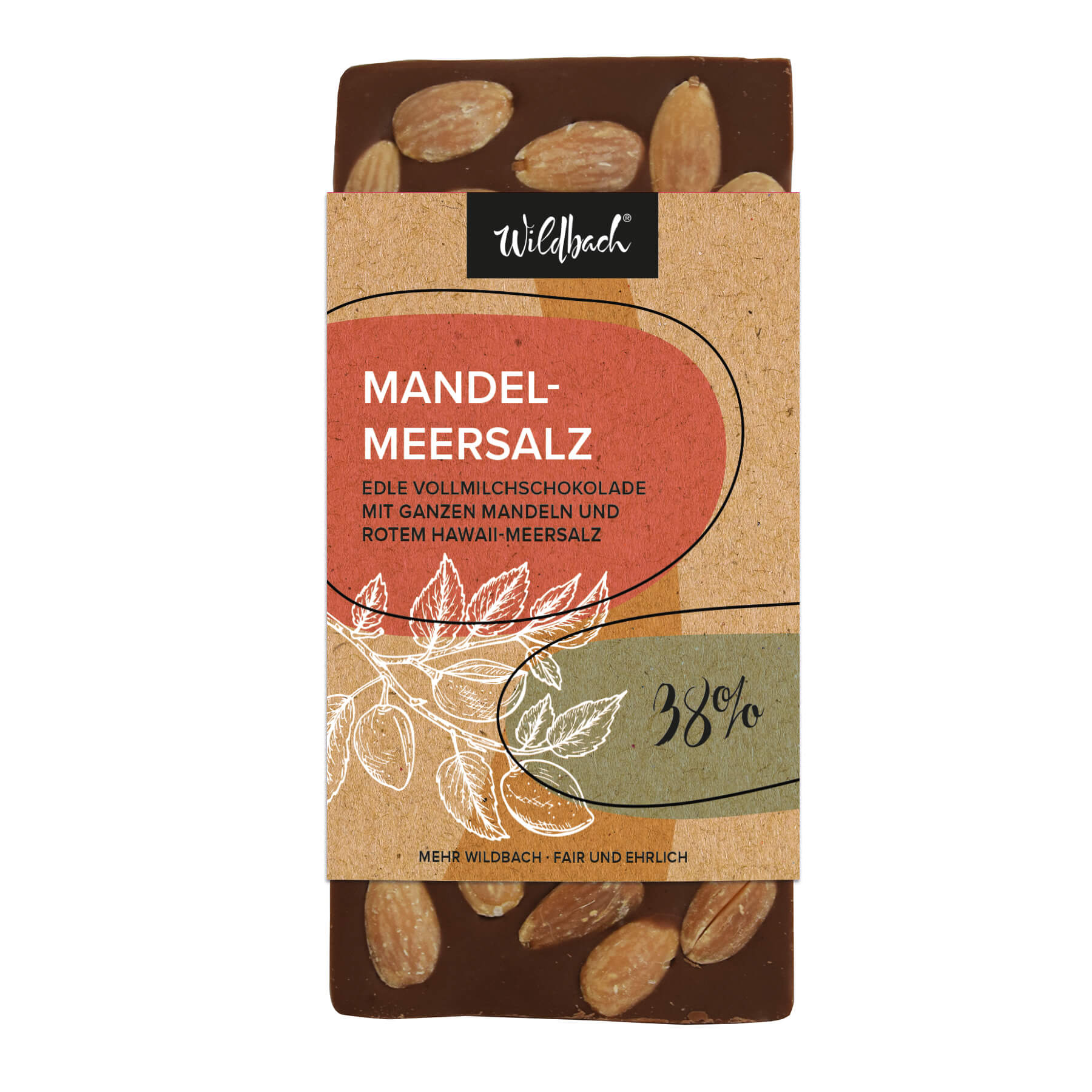Wildbach Deluxe - Mandel-Meersalz Schokolade