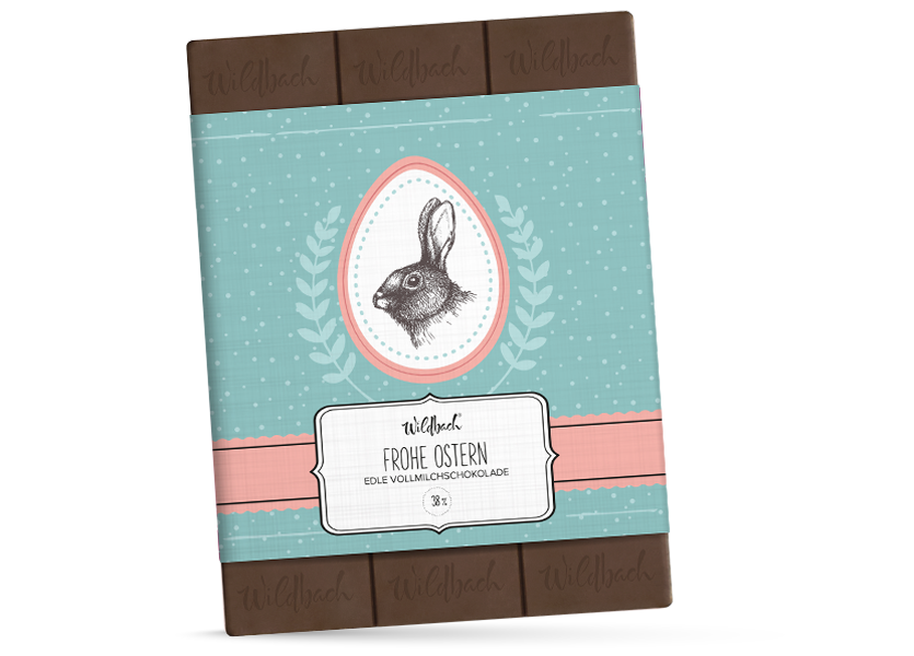 Wildbach - Frohe Ostern - Edel Vollmilch Vintage
