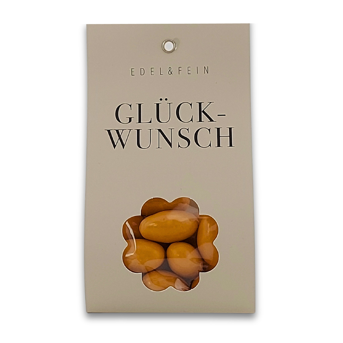 Edel & Fein - GLÜCKWUNSCH - Schokolade Karamell Mandel mit Meersalz