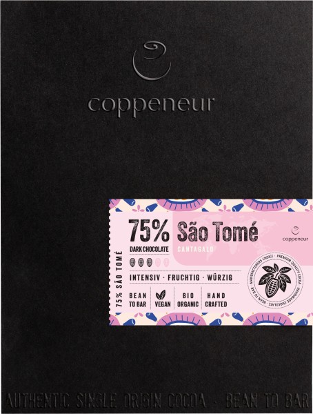 Coppeneur - Sao Tomé Cru Schokolade 75 %