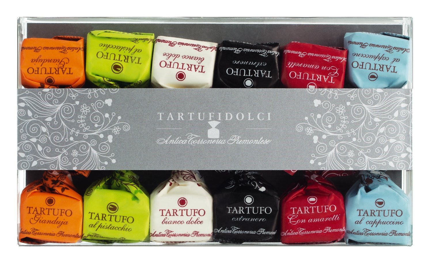 Tartufi dolci misti, 2x6 Sorten im Etui